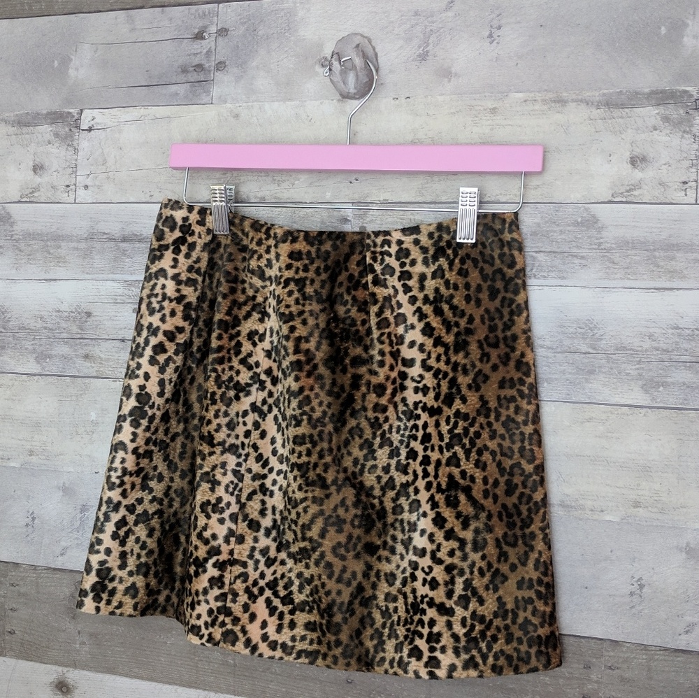 Vintage Hugo Buscati Faux Fur Skirt
